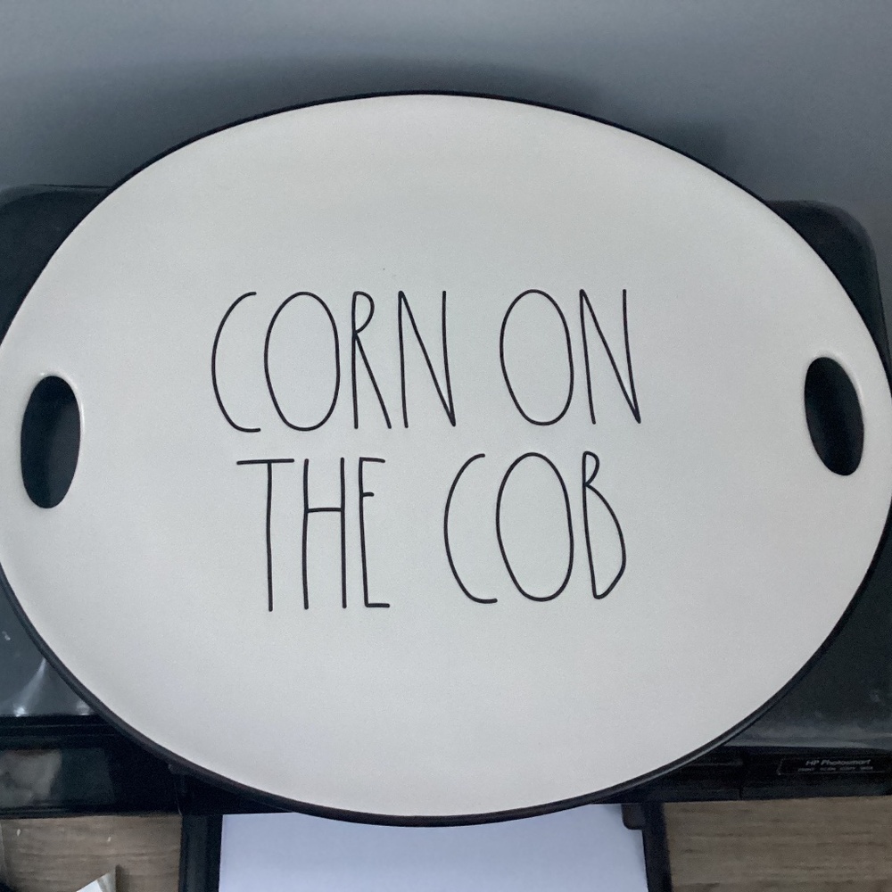 Rae Dunn corn on the cob platter